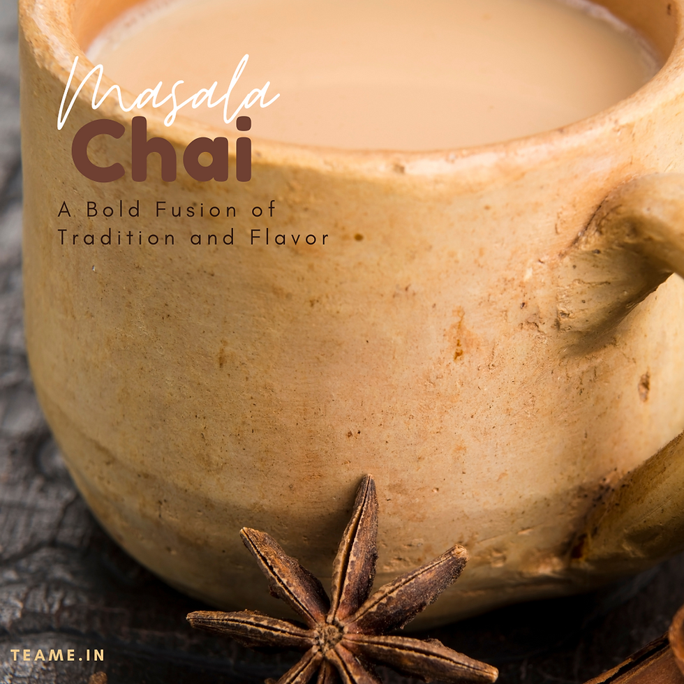 Tea & Me Masala Chai – A Bold Fusion of Tradition and Flavor