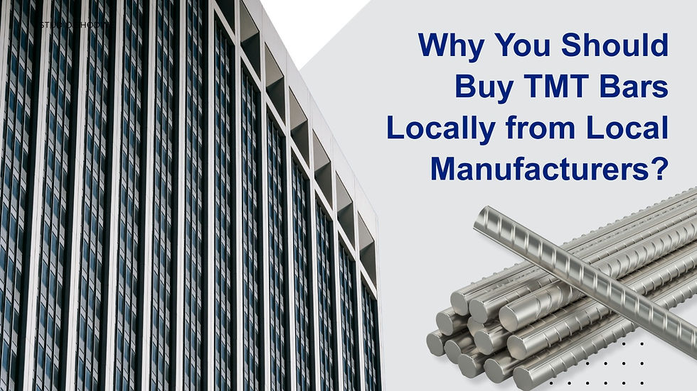 Why Buying TMT Bars Locally Makes Sense in 2025