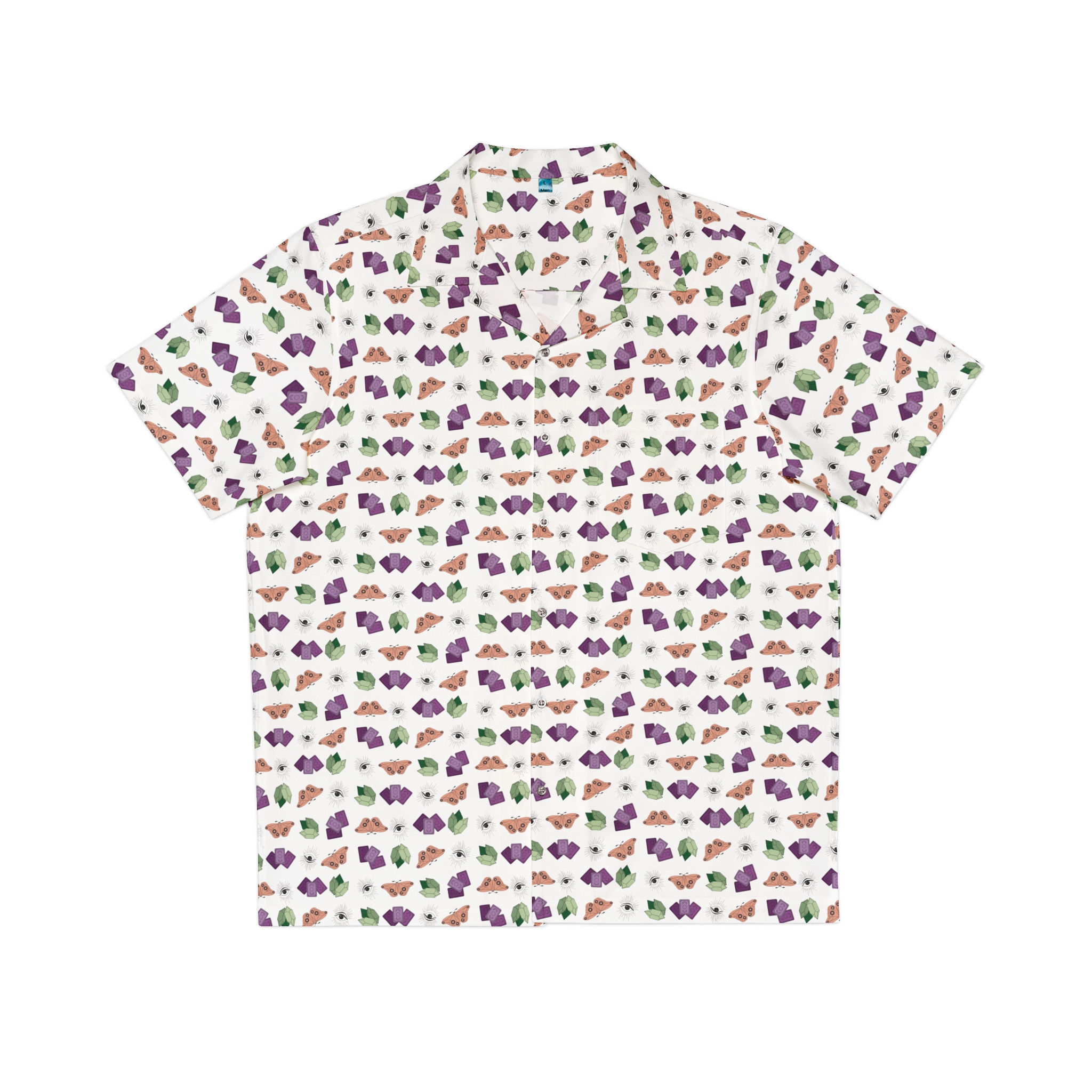 Midnight Arcana (Amethyst) Men's Hawaiian Shirt