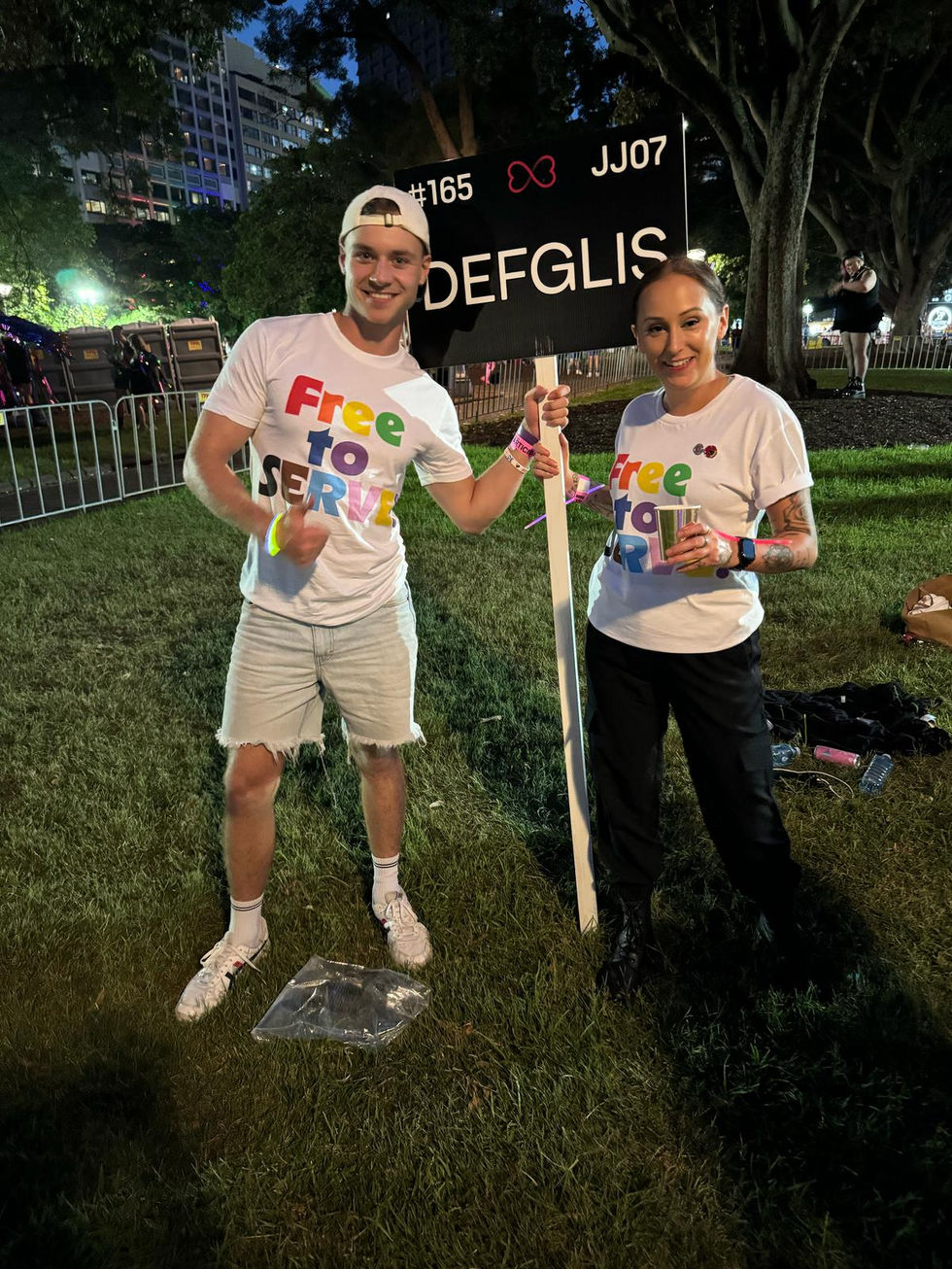 Front view of the T-shirts for Mardi Gras 2025