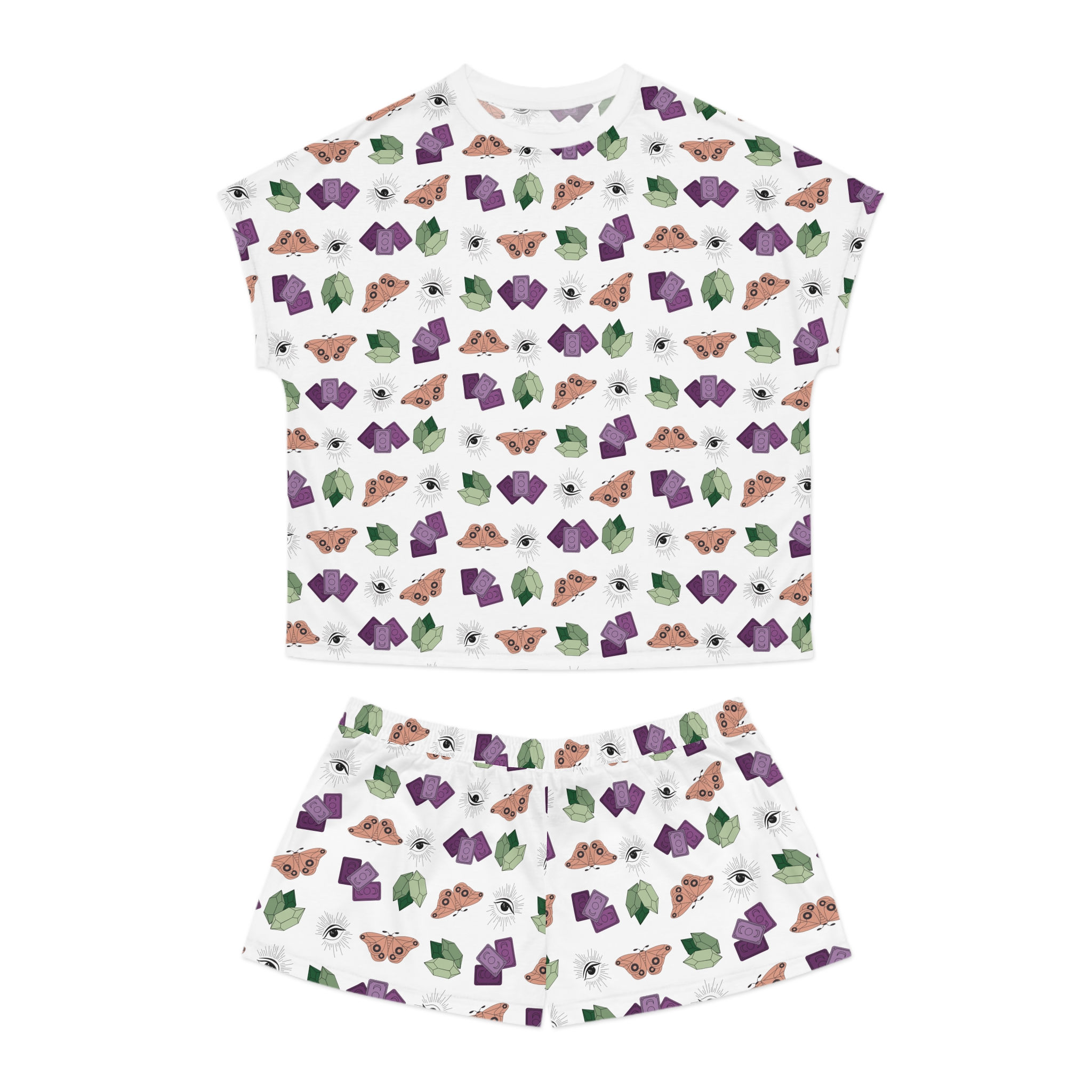 Midnight Arcana (Amethyst) Women's Short Pajama Set