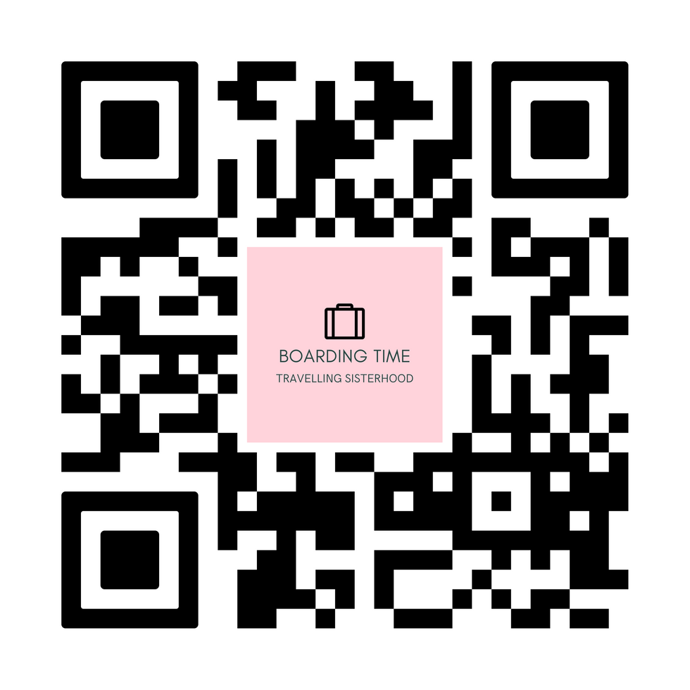 Boardting Time qr code frame