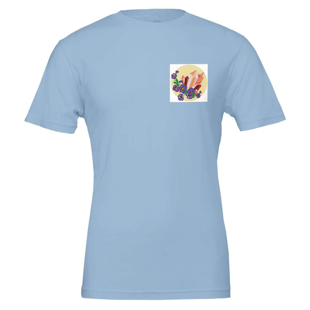 Pansies, Sun and Sunset Crystals clothing