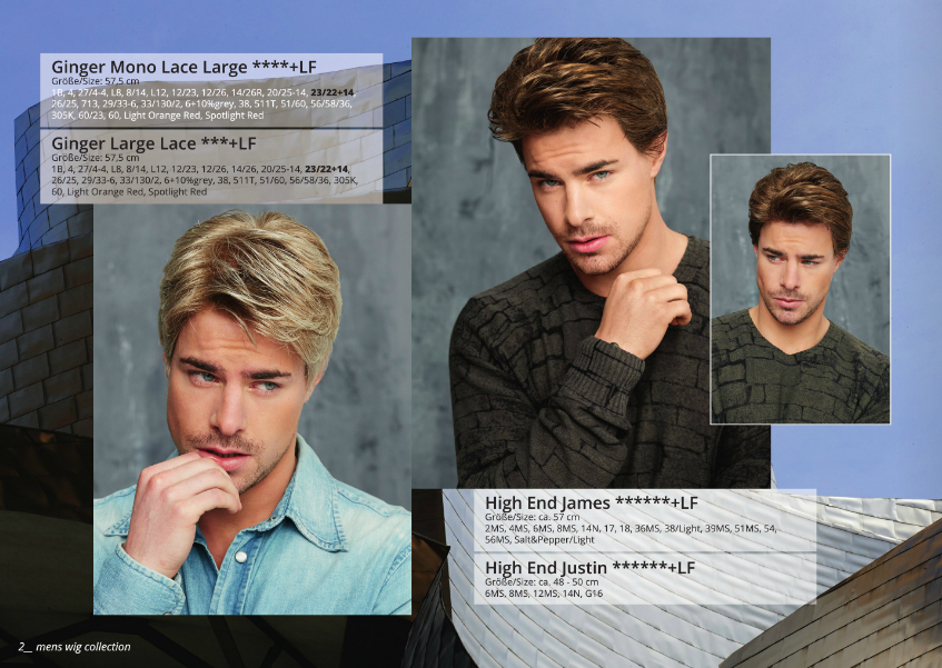 Pelucas de Hombre color rubio indetectable  Lima Perú