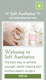 Bien-être website templates –  Massage Spa