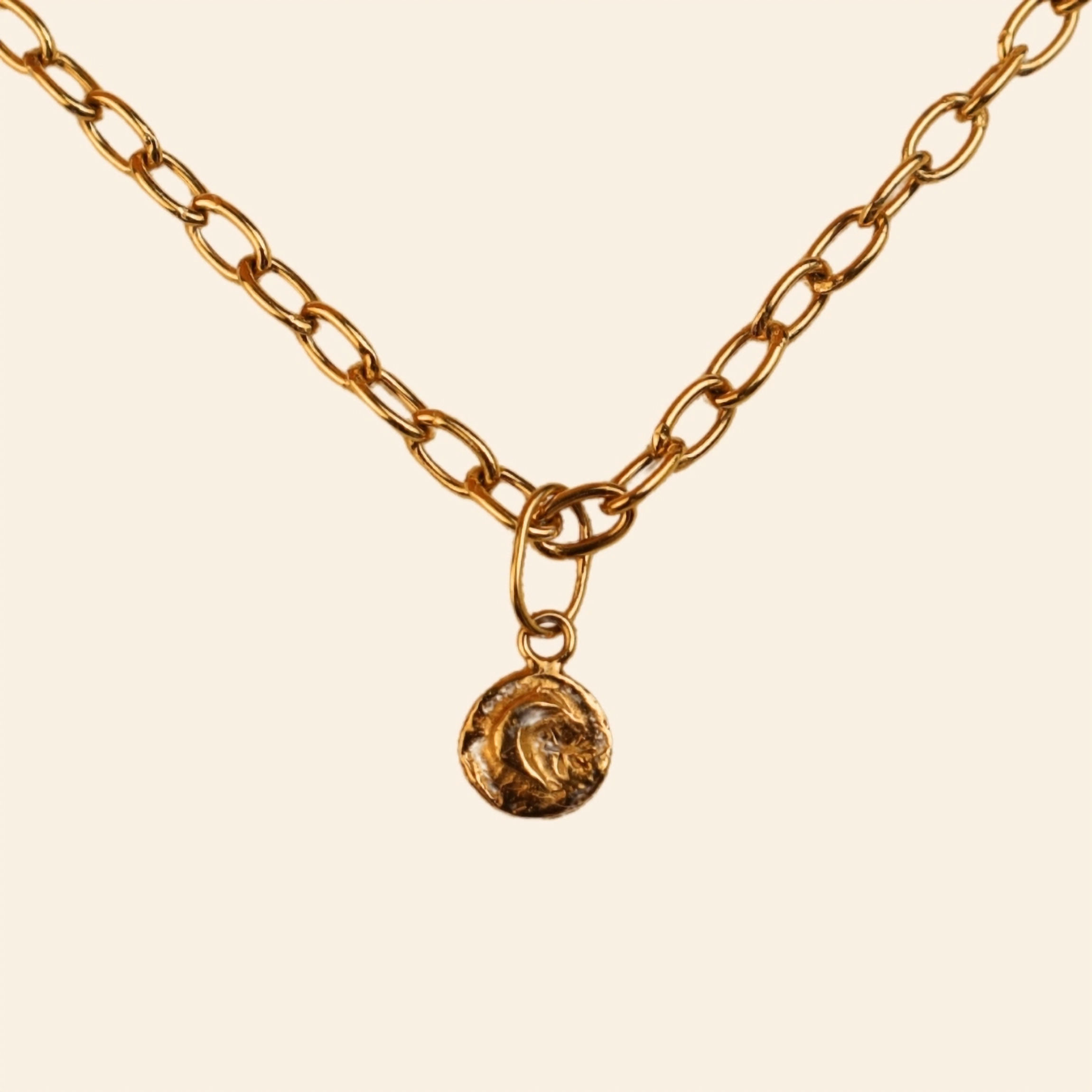 Collar mini moneda Chapa de Oro