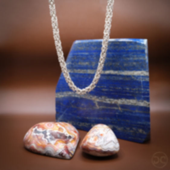 Hand-Woven Byzantine Chain Necklace in Argentium® Silver (24")
