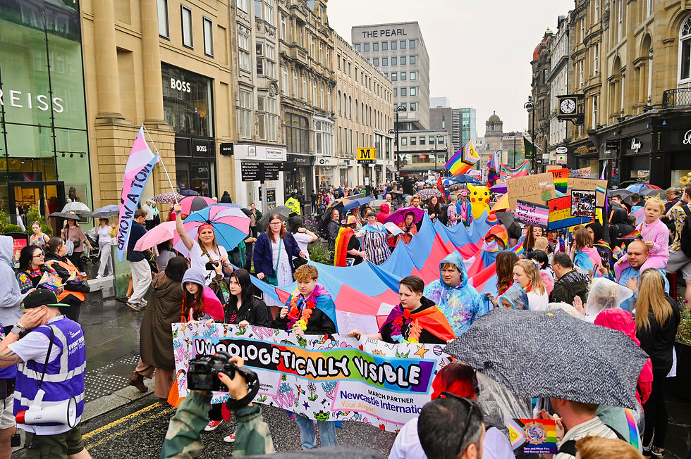 Newcastle Pride parade