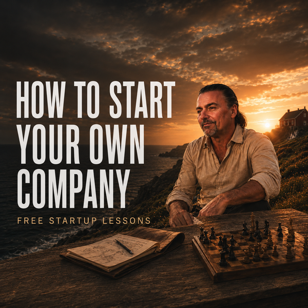 How to start your own company - Free startup lessons