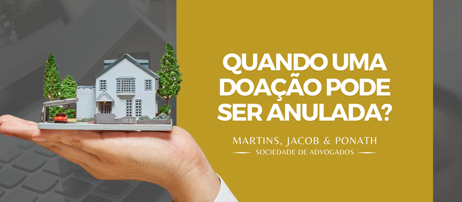 Quando uma doação pode ser anulada?