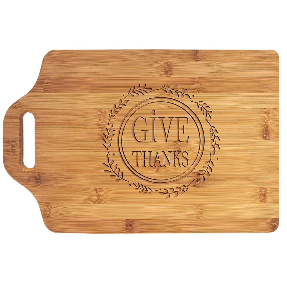 Thumbnail: Bamboo Cutting Board with Handle