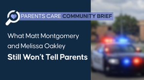 A picture of police car in front of a school building