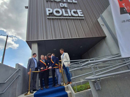 Inauguration de l'Hôtel de Police pour la Zone SAMSOM
