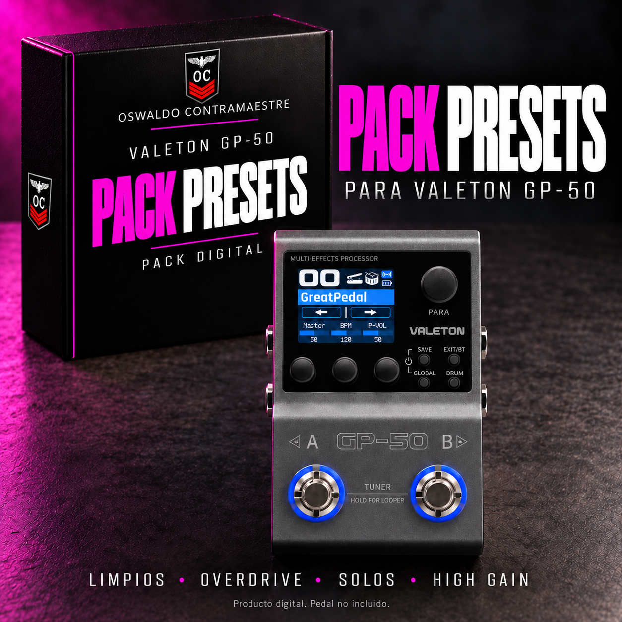 Pack Presets para Valeton GP-50