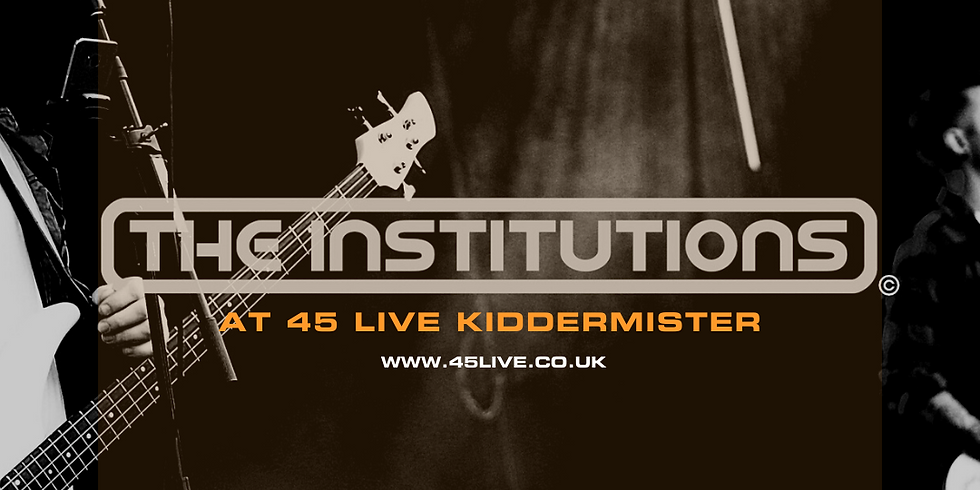 THE INSTITUTIONS | FREE ENTRY, LIVE MUSIC, DRINK DEALS!
