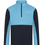 Thumbnail: Quarter Zip Jumper Navy/Sky Blue - Unisex
