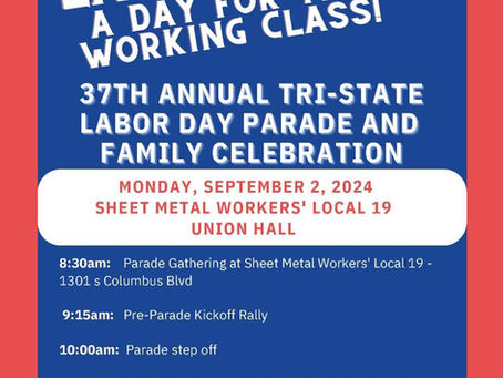 2024 Labor Day Parade Flyer