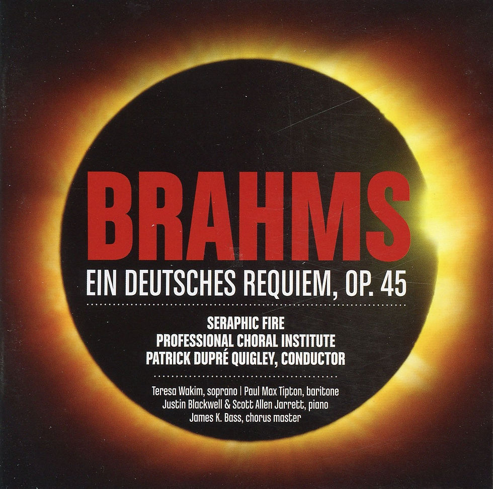 Brahms Ein Deutsches Requiem