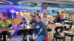 Mark intently watching