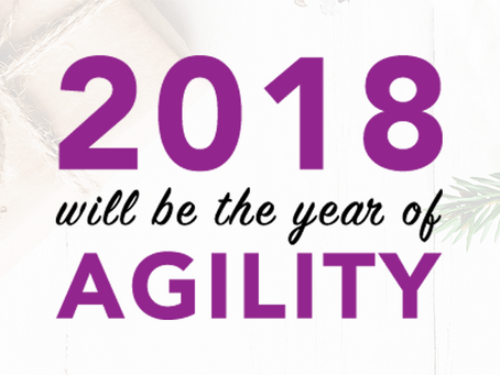 2018: The year of agility