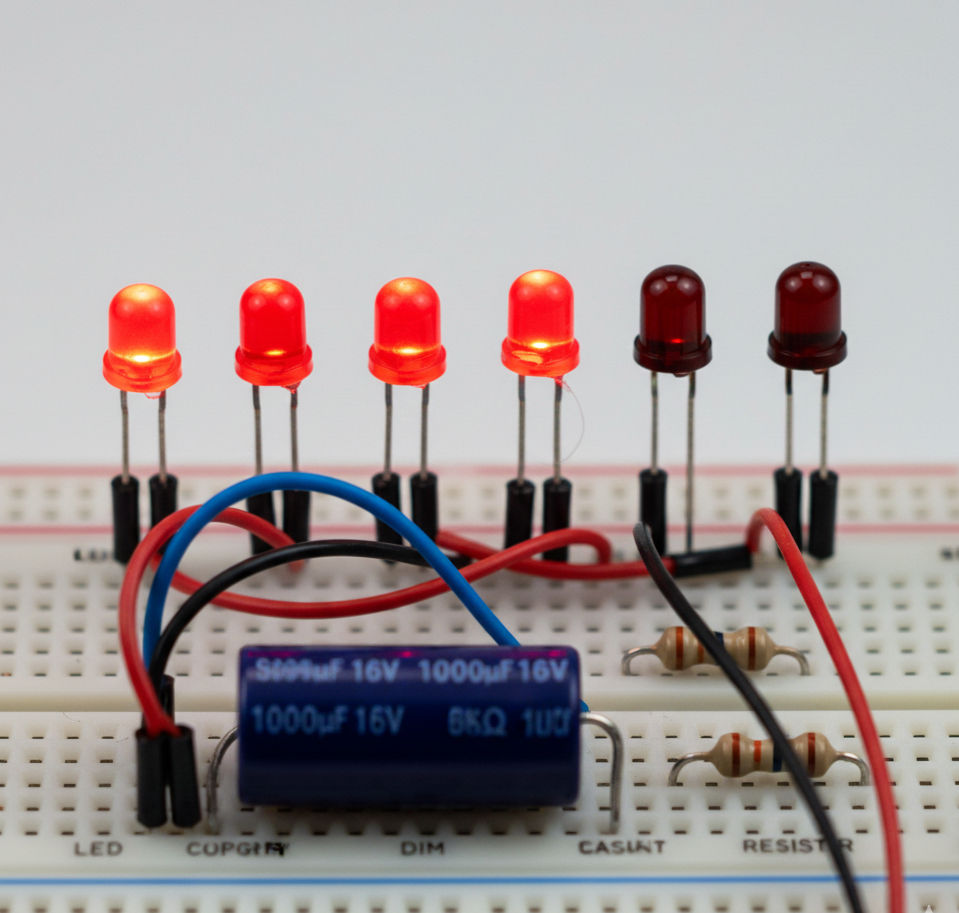 RC Devresi ile LED Söndürme