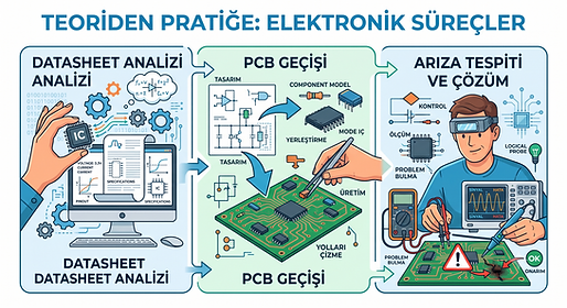 Datasheet Analizi, PCB Geçişi ve Arıza Tespiti