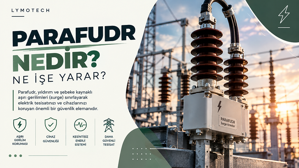 Parafudr Nedir? Elektrik Sistemlerinde Parafudrun Görevi