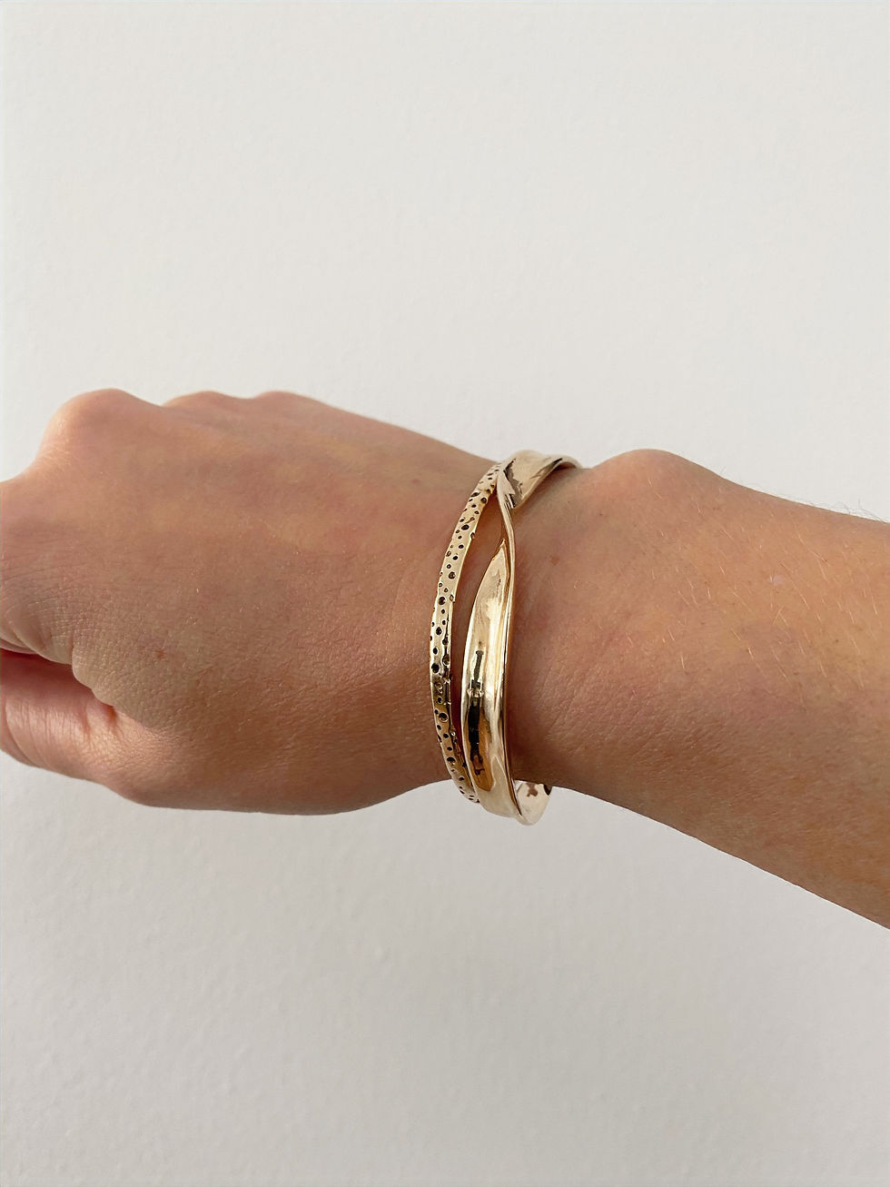 set 2 in bronzo giallo