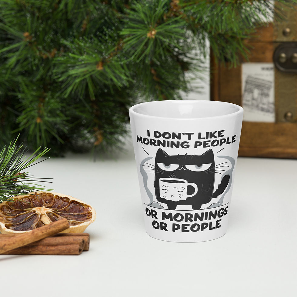 I don't like People-Latte Mug