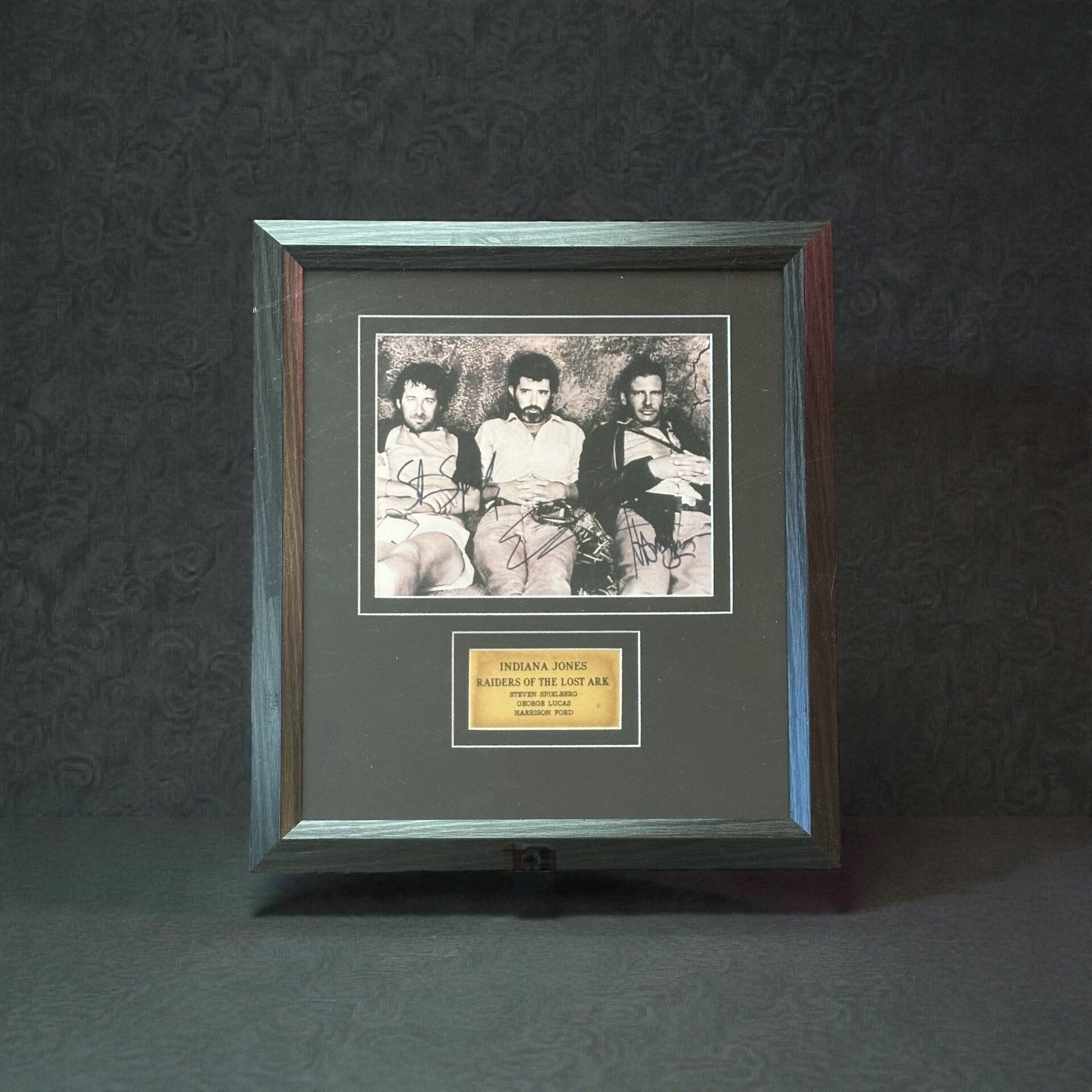 SIGNED Framed Photo - Indiana Jones and The Raiders of the Lost Ark - SIGNED by