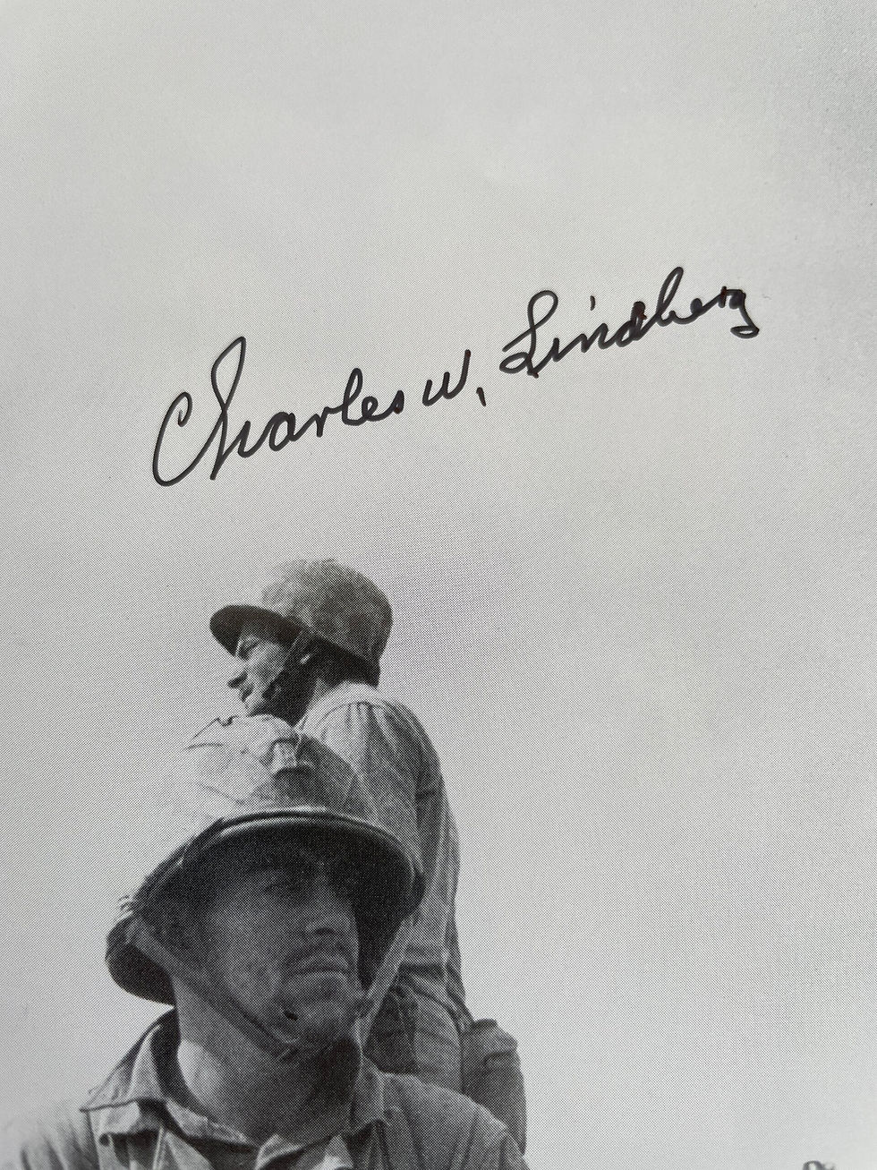 Thumbnail: Charles W. Lindberg - Original Photo of the Flag Raise at Iwo Jima - SIGNED