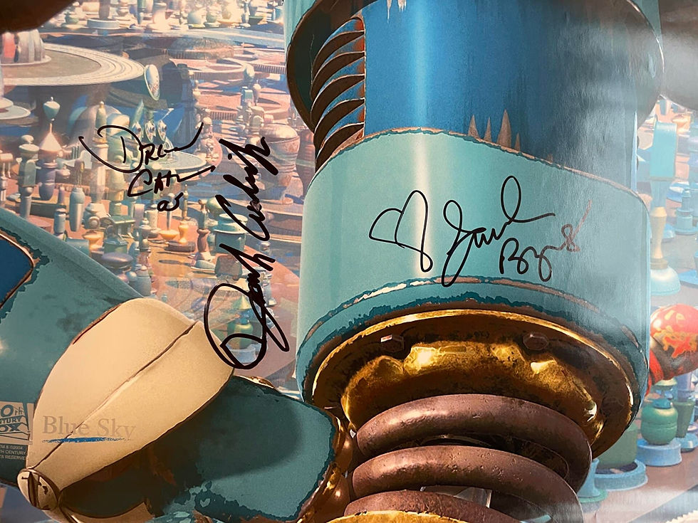 Thumbnail: Robin Williams, Halle Berry et al - Robots - Multi SIGNED Movie Poster