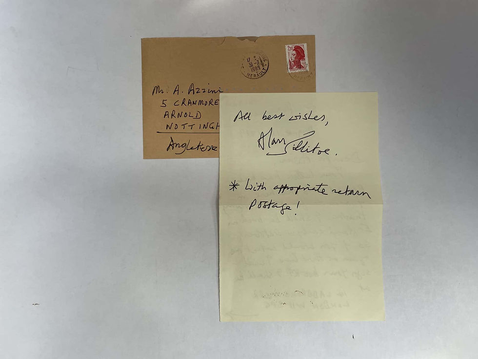 Thumbnail: Alan Sillitoe - Saturday Night and Sunday Morning - First Edition SIGNED 
