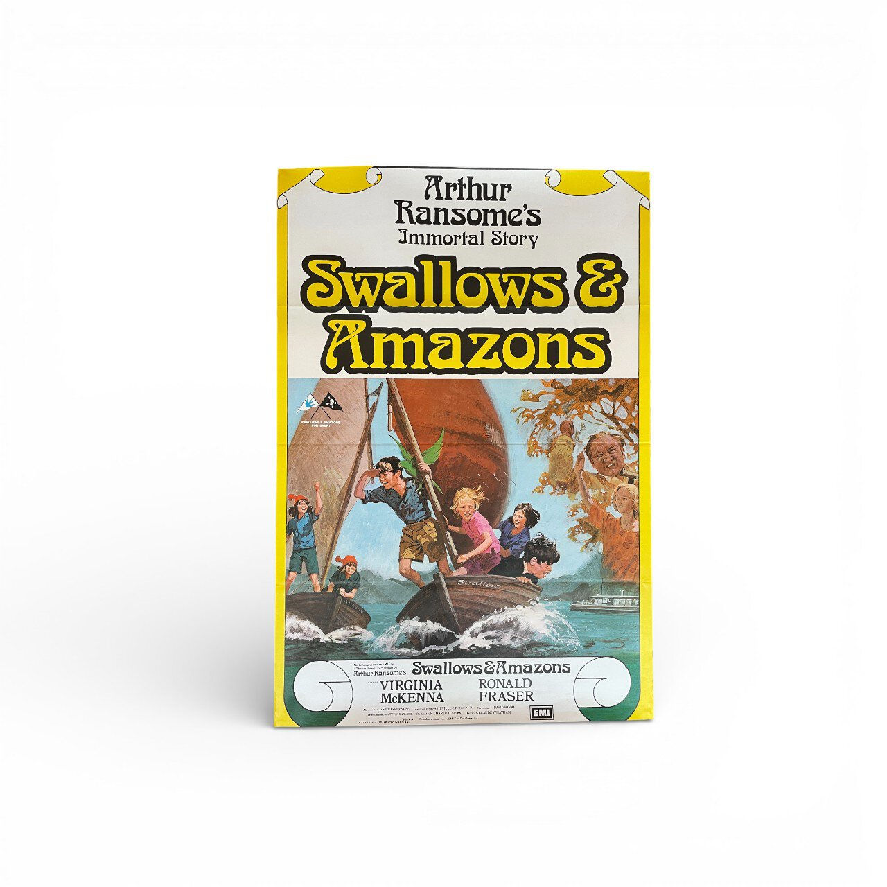 Arthur Ransome - Swallows and Amazons - Original One Sheet Poster for 1974 Film