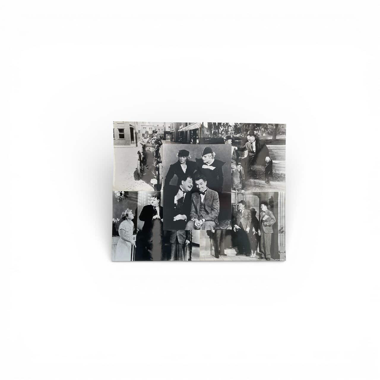 Stan Laurel and Oliver Hardy - Small Archive of Five Original Photos of the Duo
