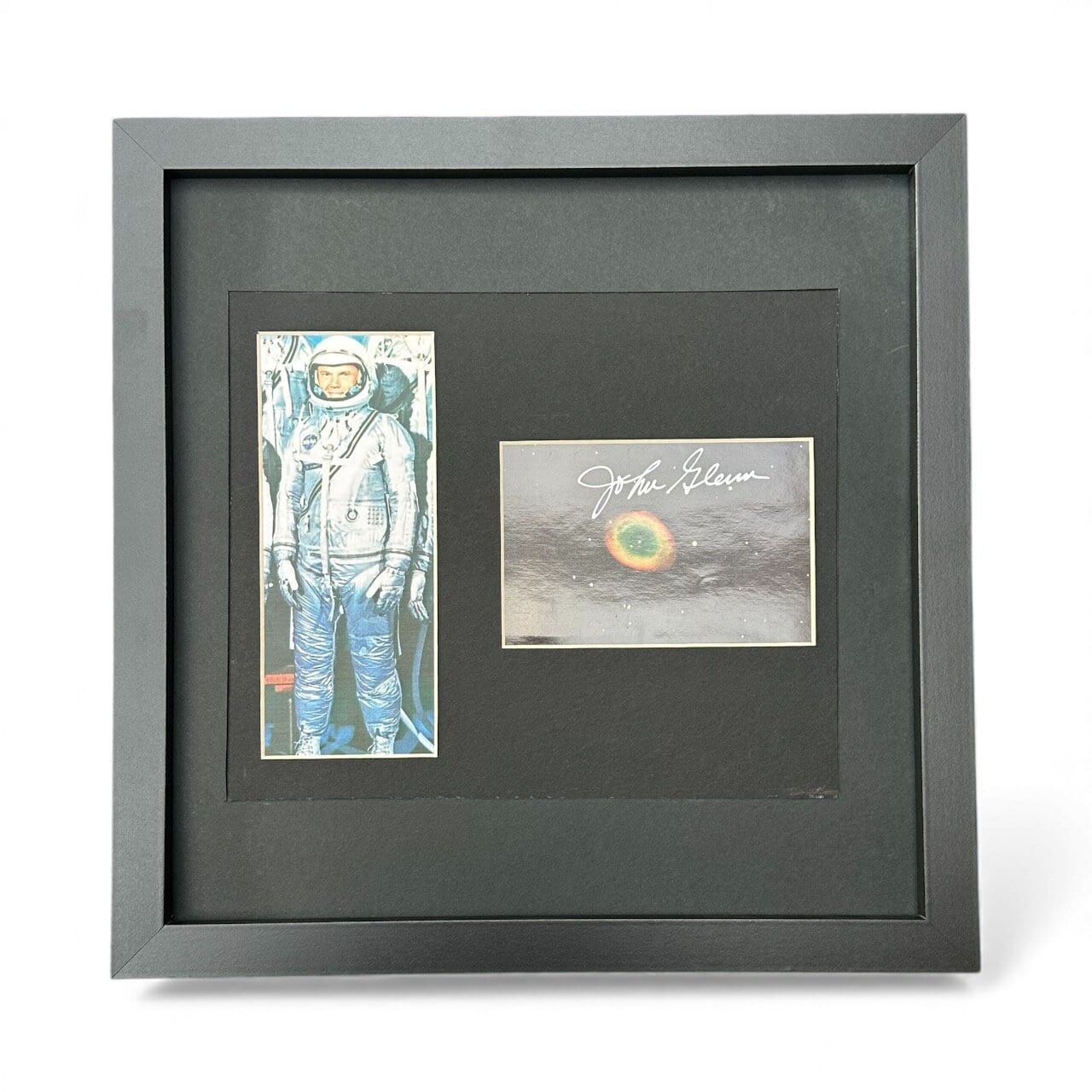 John Glenn - Signature with Photograph - SIGNED by John Glenn - Astronaut