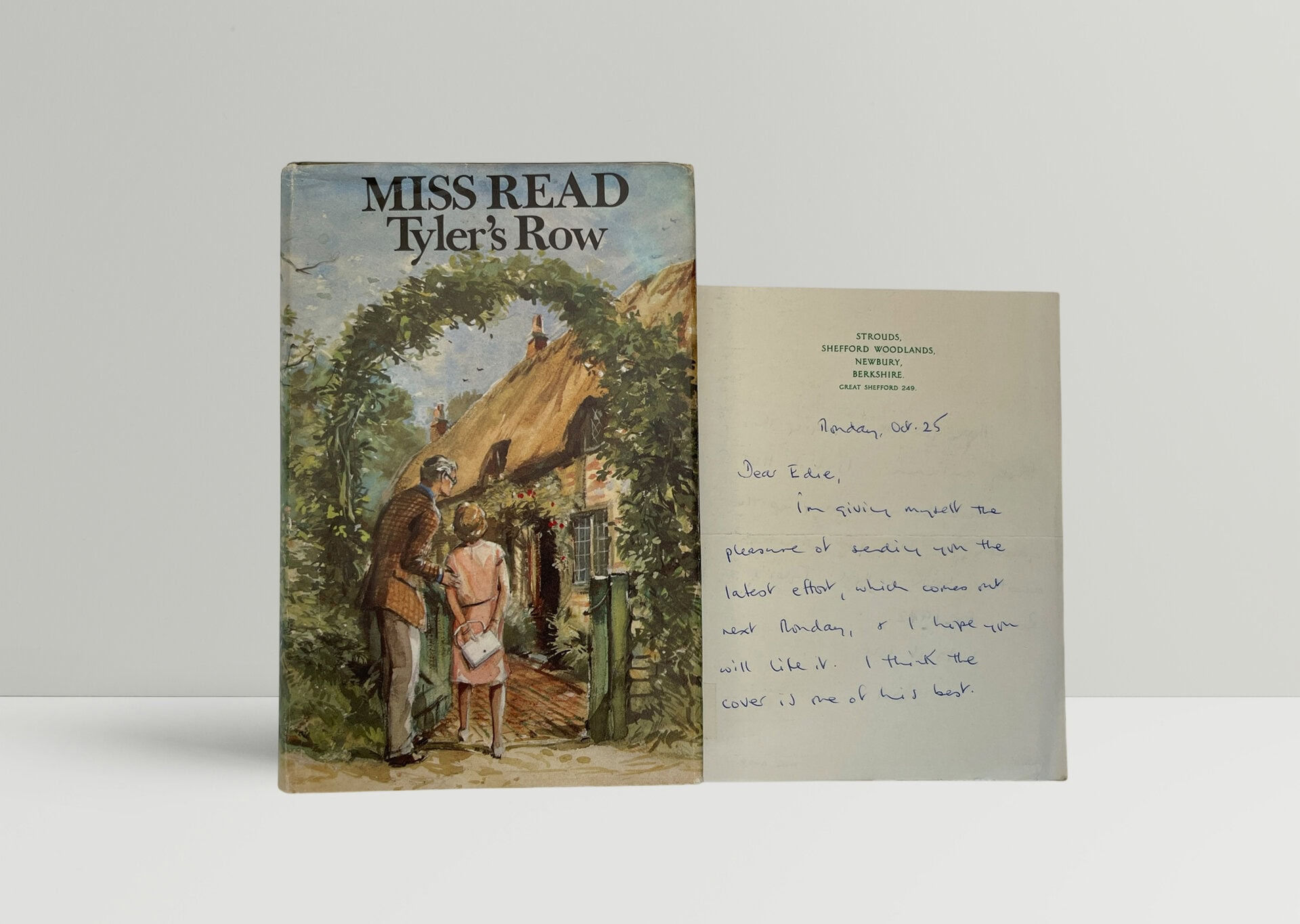 Miss Read - Tyler�s Row - First Edition 1972 - with handwritten letter from