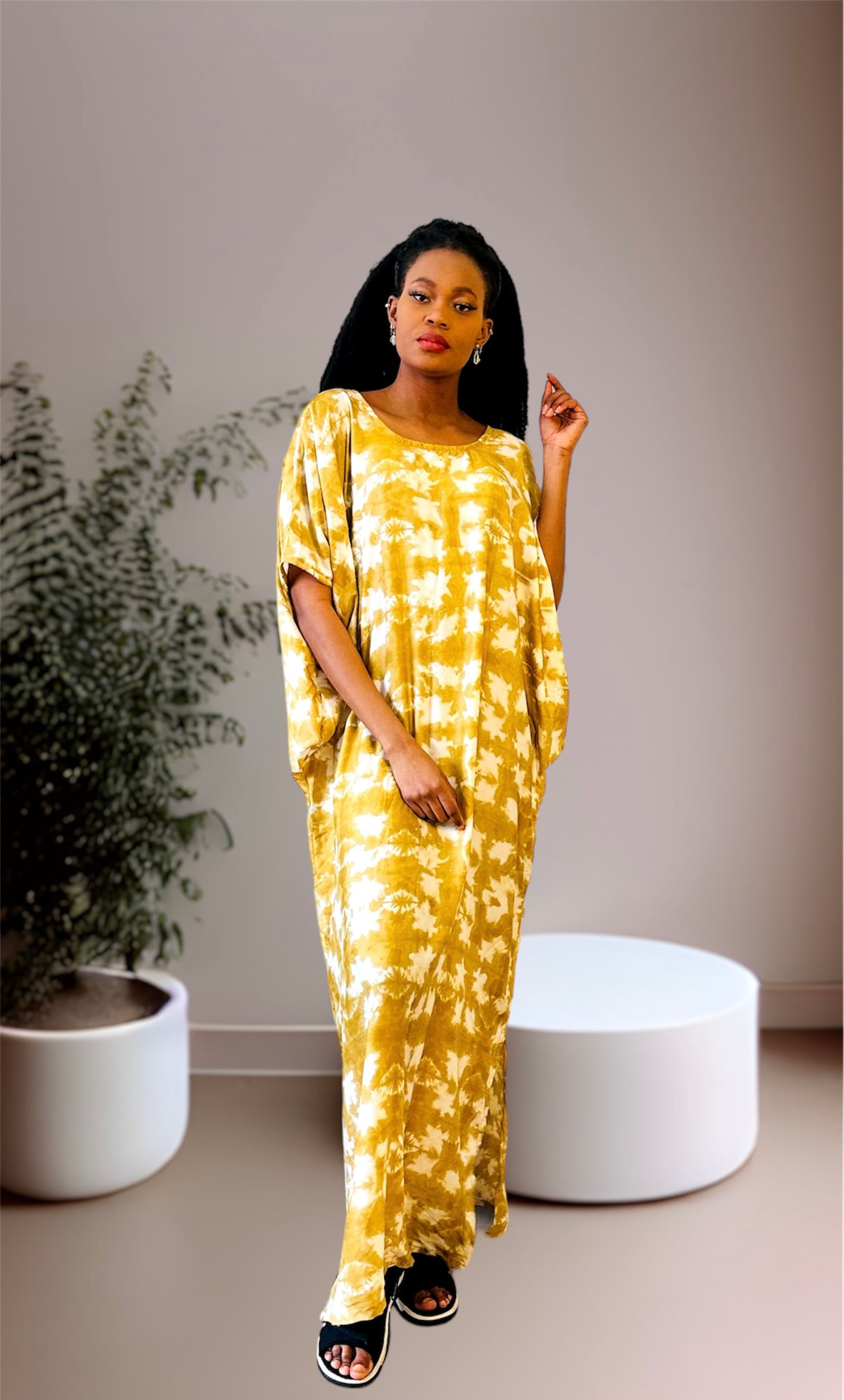 Goldust Maxi Long Dress