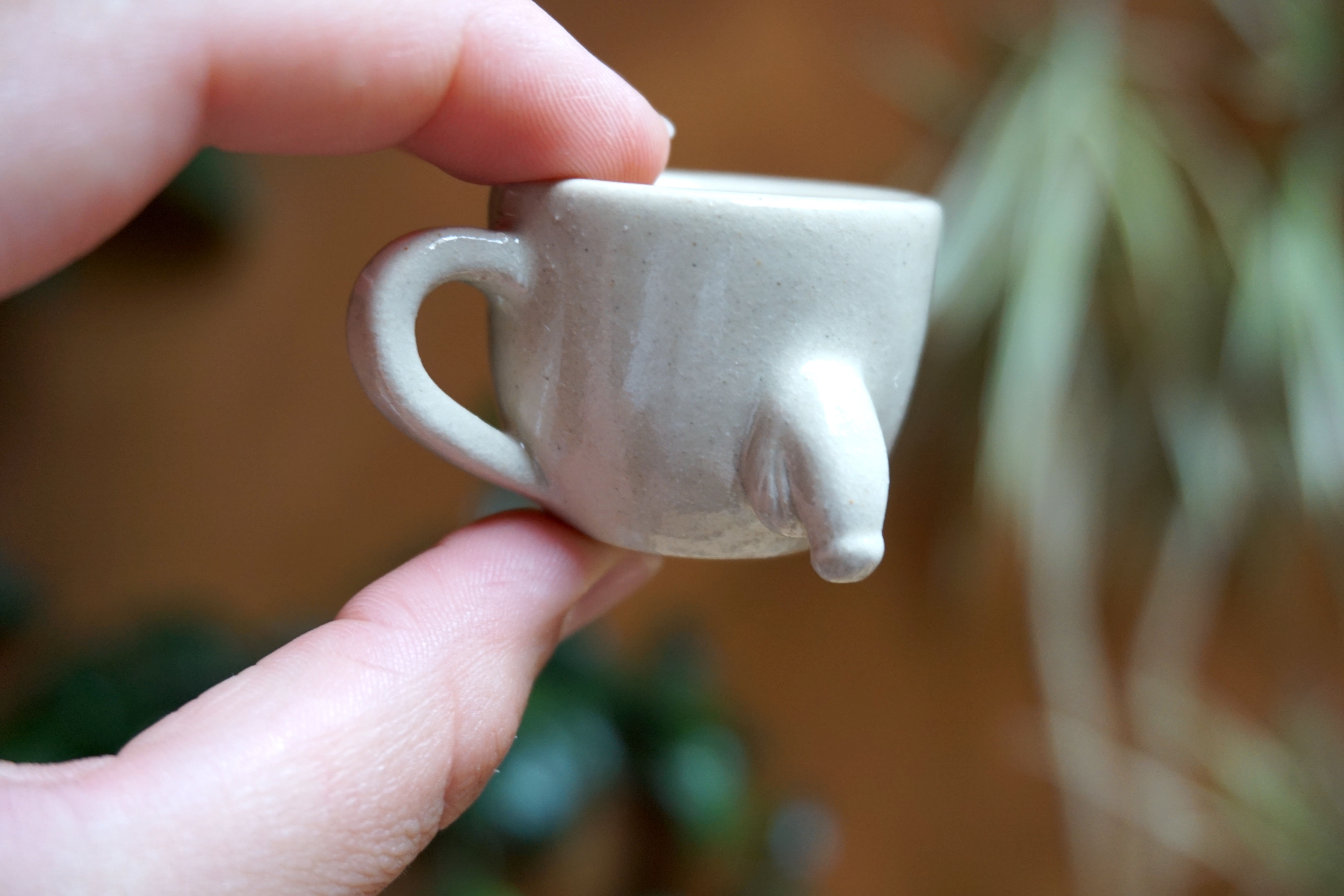 Mini penis mugs