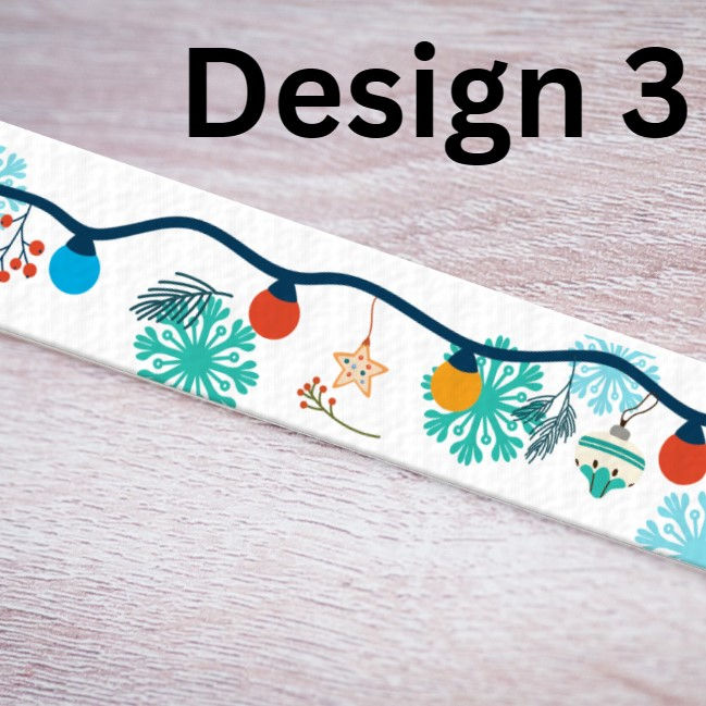 Thumbnail: Biothane Christmas Collar - Wine