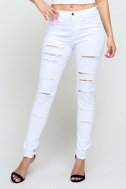 Thumbnail: That's My Best Friend Distressed Jeans