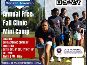 Annual Free Fall Clinic Mini Camp