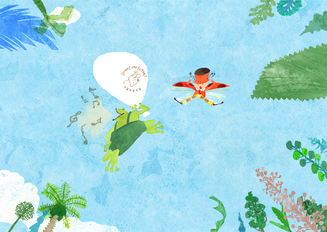 イラストレーター 藤島つとむ 仕事紹介 水彩 色鉛筆 デジタル イラスト