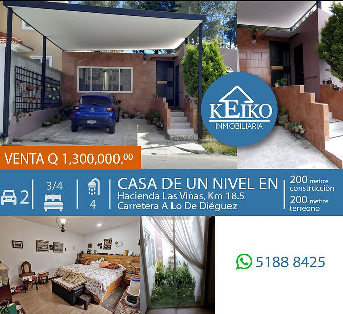 HACIENDA LAS VIÑAS, CARRETERA A LO DE DIÉGUEZ