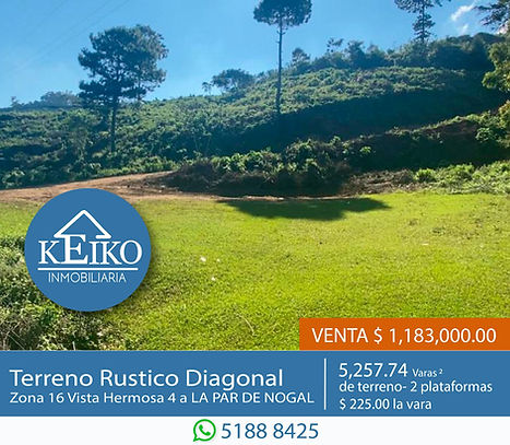 Terreno Rústico – Vista Hermosa IV, Zona 16