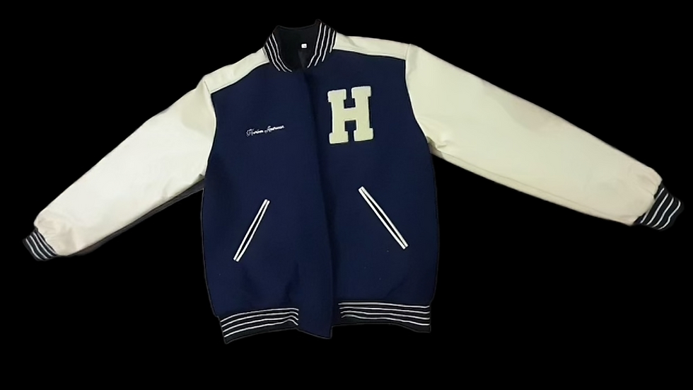 Thumbnail: H/A b/w Varsity Jacket (Made to order)