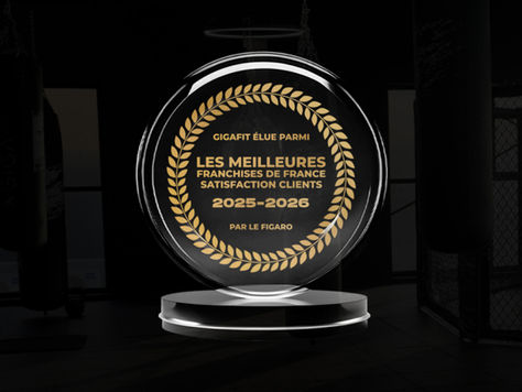 GIGAFIT élue parmi les meilleures franchises françaises