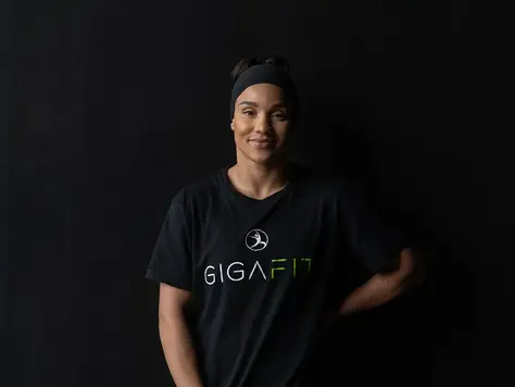 Les champions s'entraînent chez Gigafit : Koumba Larroque