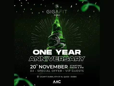 Gigafit Dubaï Fête sa Première Année