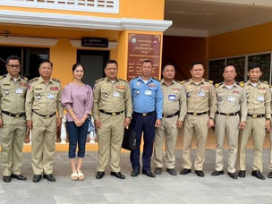 【シェムリアップ警察本部を訪問しました】